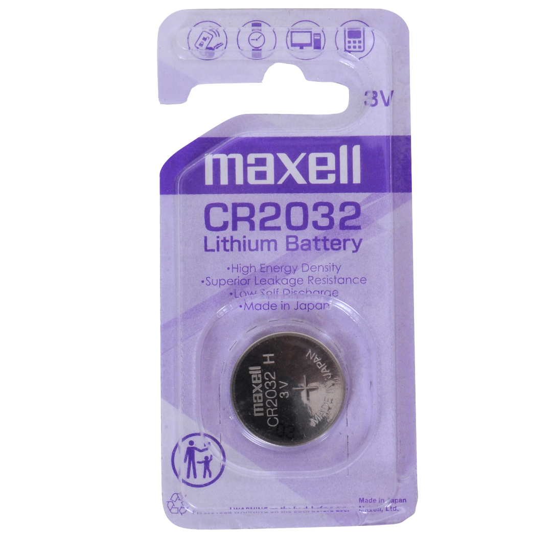 Maxell CR2032 3V Lithium Button Cell Battery bp1