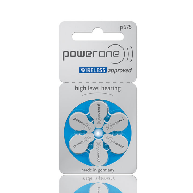 Power One P675 1.45V PR44 Hearing Aid Batteries mybattery.in