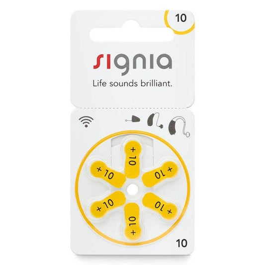Signia Hearing Aid Batteries 10