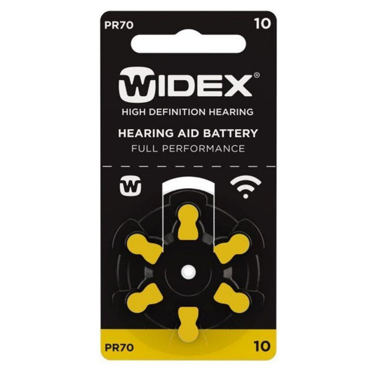 Widex Hearing Aid Batteries Size 10