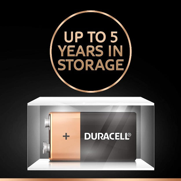 Duracell Ultra Alkaline 9V Batteries (Pack of 1)