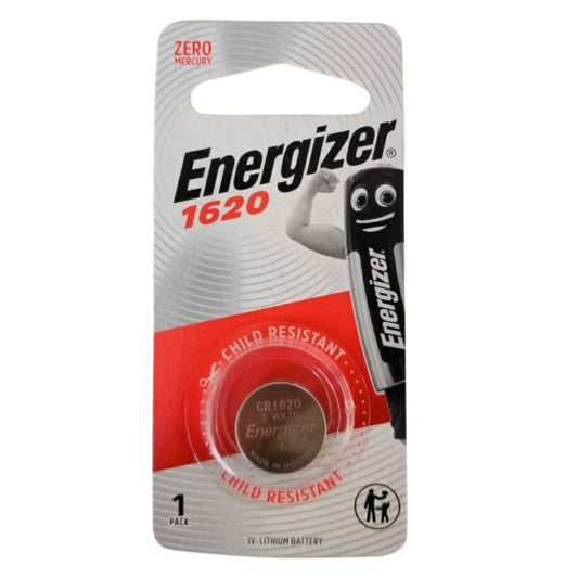 Shop Energizer CR1620 lithium battery for long-lasting performance in compact electronics. Order now.